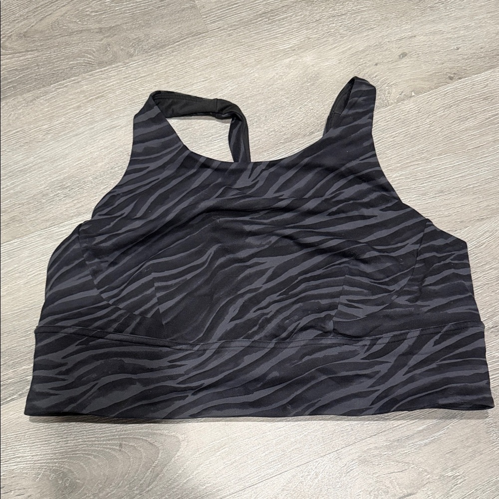 lululemon athletica Black Zebra Sports Bra